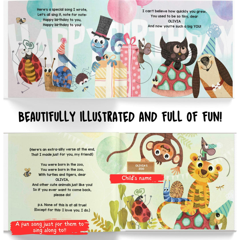 My Happy Birthday Book: Picturebook (Personalized Birthday Book)