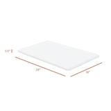 All-Stages Bassinet Sheet in GOTS Certified Organic Brushed Cotton in Bright White