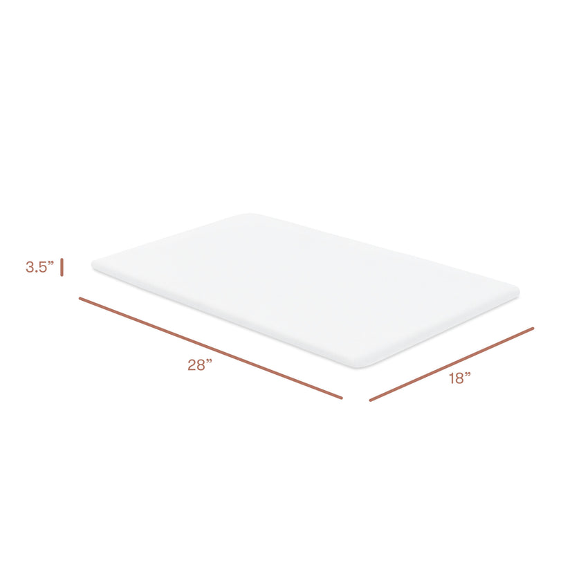All-Stages Bassinet Sheet in GOTS Certified Organic Brushed Cotton in Bright White