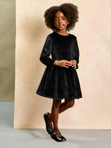 Black Velvet Dress For Girls