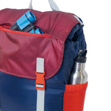 Sleep-N-Pack™ – Big Kid Size | Color Block Camp Collection: Navy, Fiery Red & Mulberry