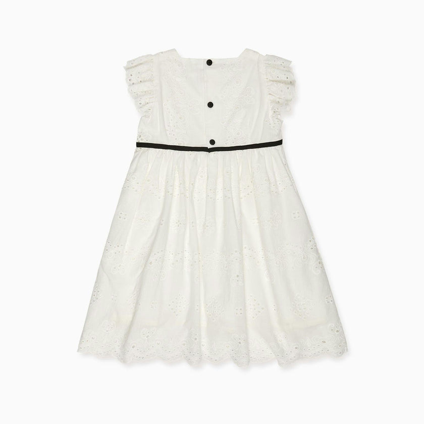 Nicky Hilton x La Coqueta Ivory Edie Girl Dress