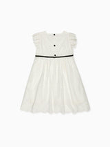 Nicky Hilton x La Coqueta Ivory Edie Girl Dress