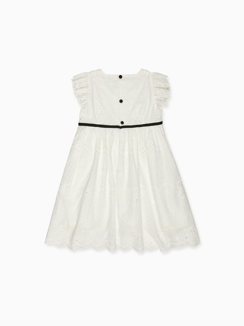Nicky Hilton x La Coqueta Ivory Edie Girl Dress