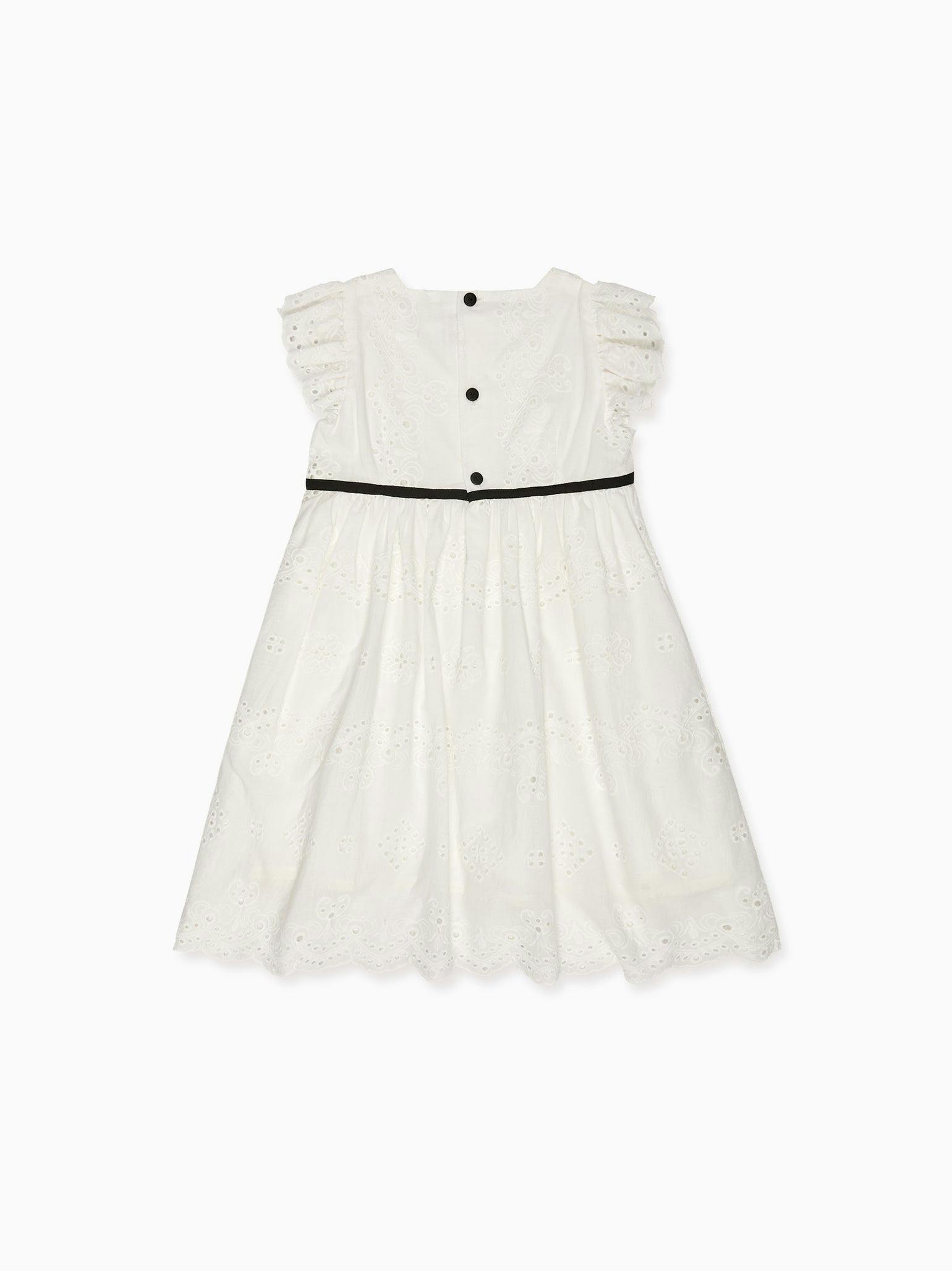 Nicky Hilton x La Coqueta Ivory Edie Girl Dress