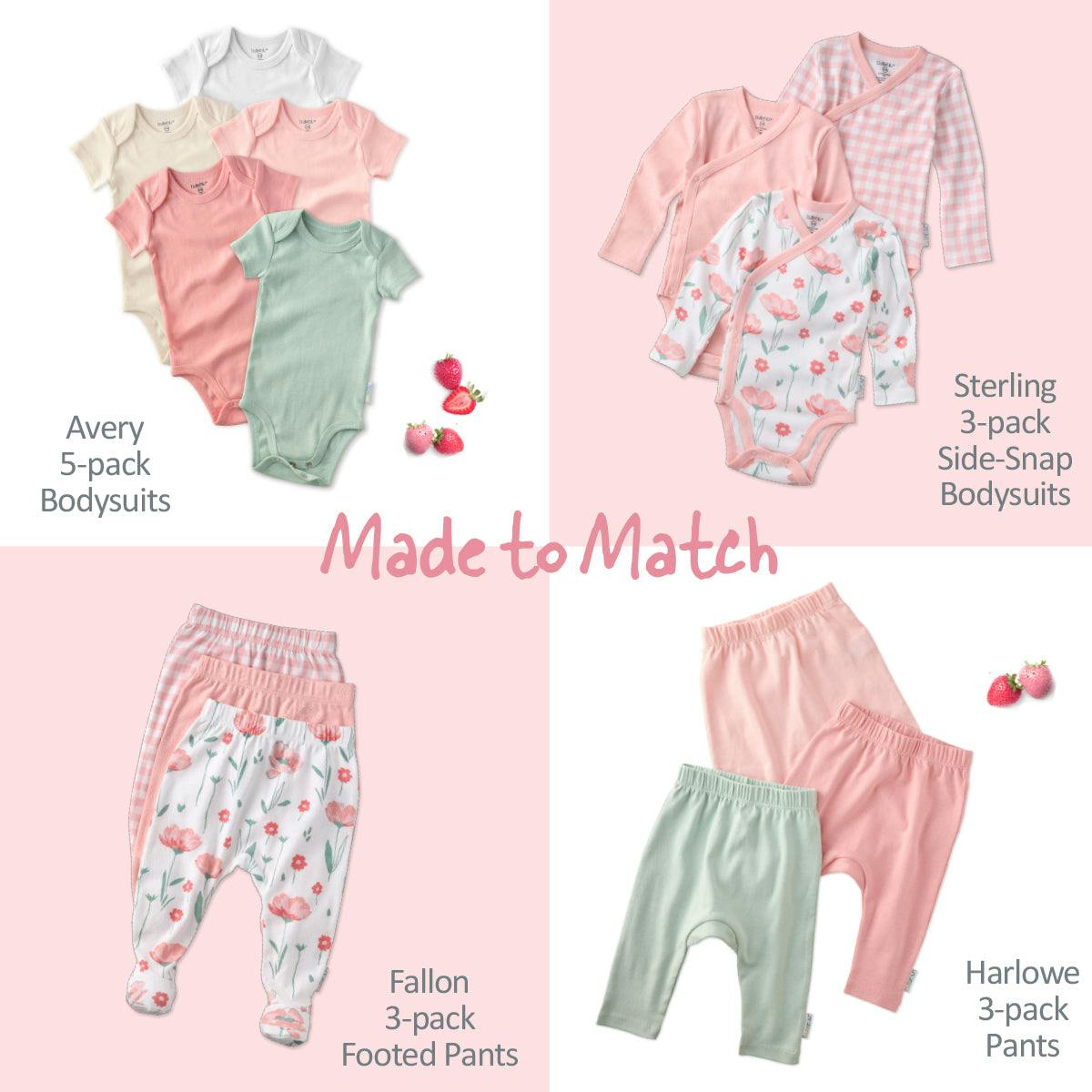AVERY 5-Pack Short Sleeve Bodysuits