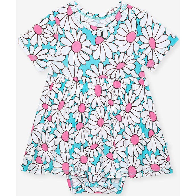 Retro Daisy Bodysuit Dress