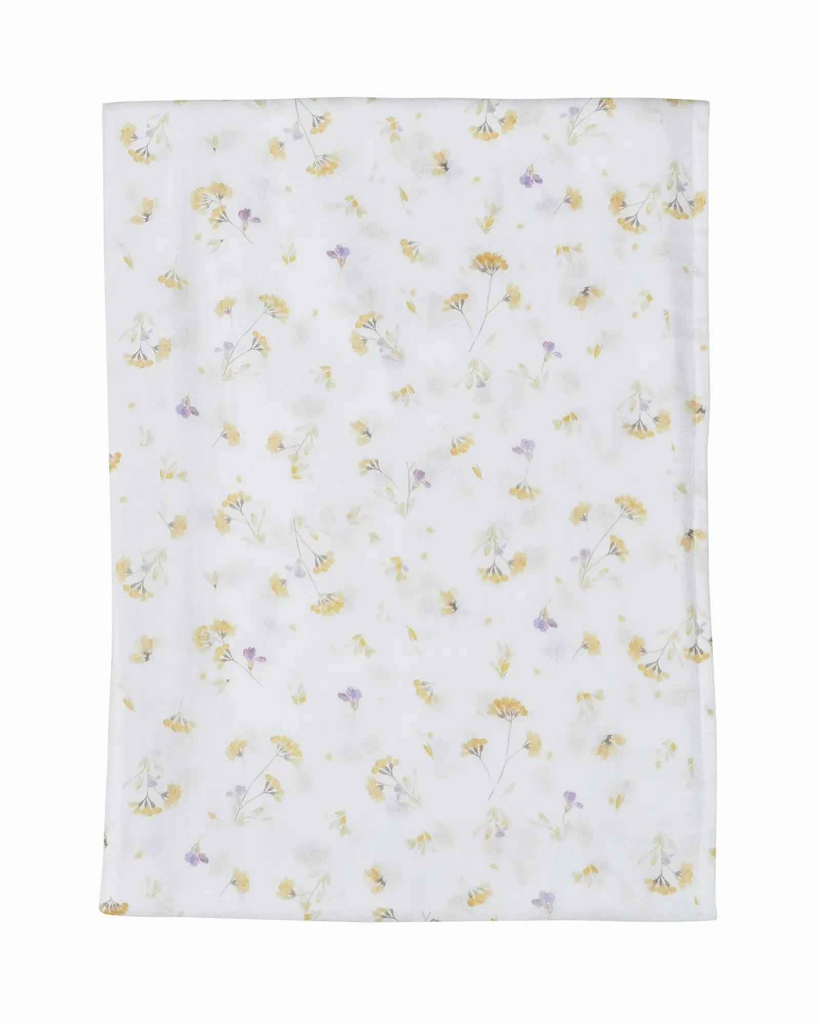 Muslin Swaddle Yellow Fields