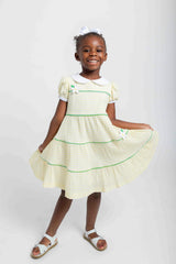 Stripe Dress With Flowers