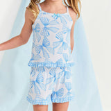 Edda Ruffled Hem Cami Short Set