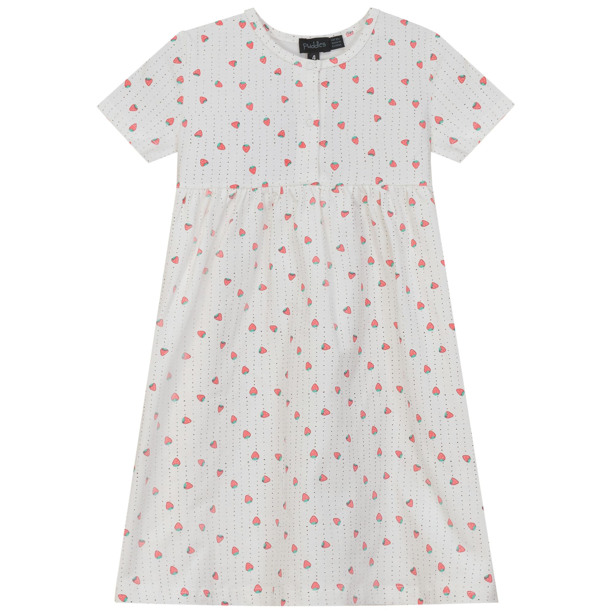 Strawberry and Pear Printed Dress