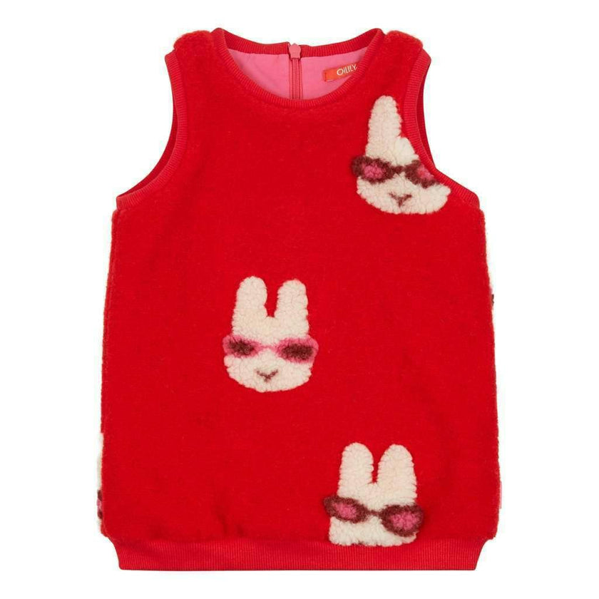 Oilily Girls Red Alpacas Dress