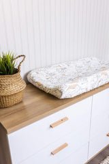 Ezra Woodland Fox Cotton Quilted Change Pad Cover