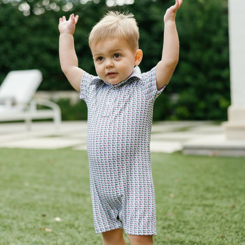 Tripp Boys' Polo Shortall - Christmas at the Club