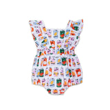 Bubble Romper in Soda Pop