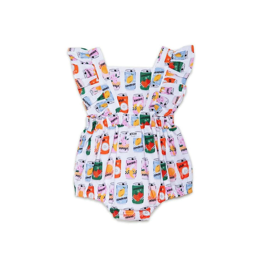 Bubble Romper in Soda Pop
