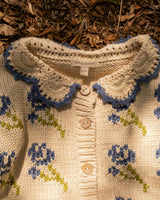 Ines Cardigan in Midnight Bloom