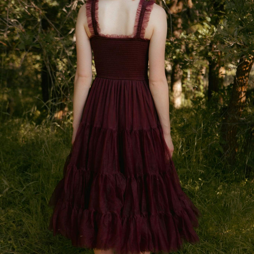 Destiny Dress in Burgundy