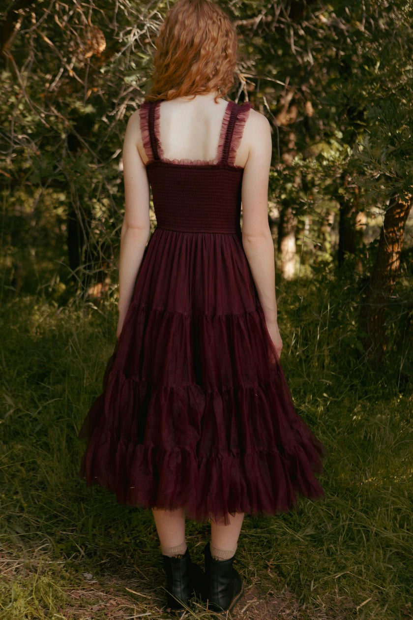 Destiny Dress in Burgundy