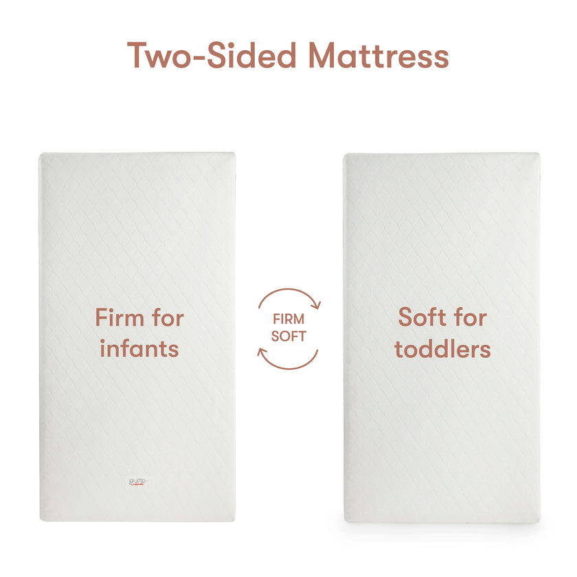 Pure Core Non-Toxic Crib Mattress | w/Dry Waterproof Cover