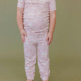 2pc Short Sleeve Pajamas with Pants - Gigi