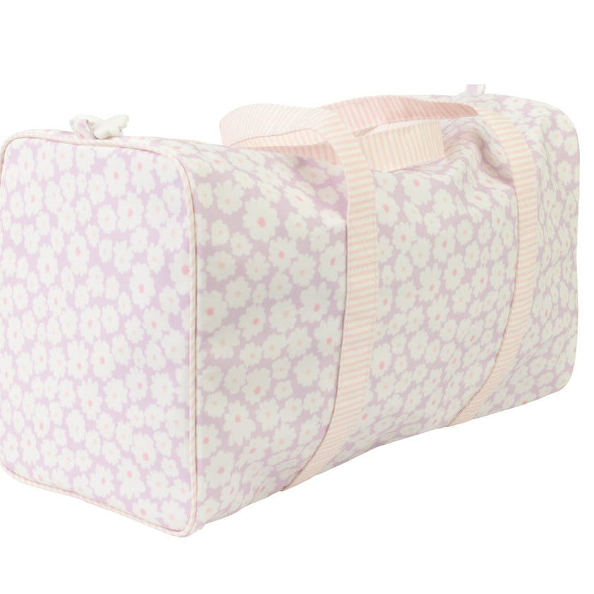 The Duffle Bag in Lavender Daisies