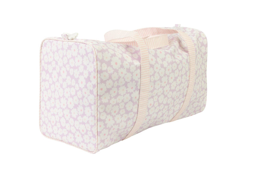 The Duffle Bag in Lavender Daisies