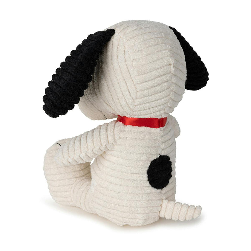 Plush PEANUTS SNOOPY ECO Corduroy Cream 7.5"