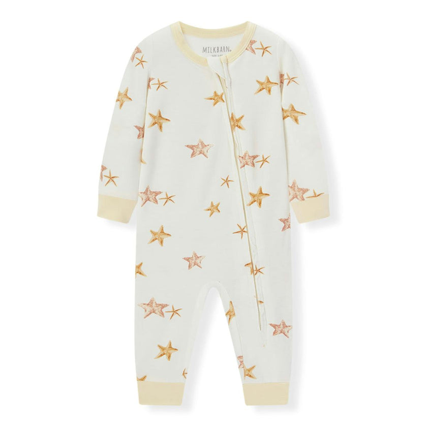 Starfish Dreams Luxe Stretch Zipper Pajama