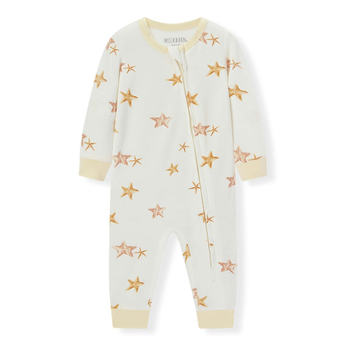 Starfish Dreams Luxe Stretch Zipper Pajama