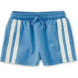 Crochet Sporty Shorts, Blue