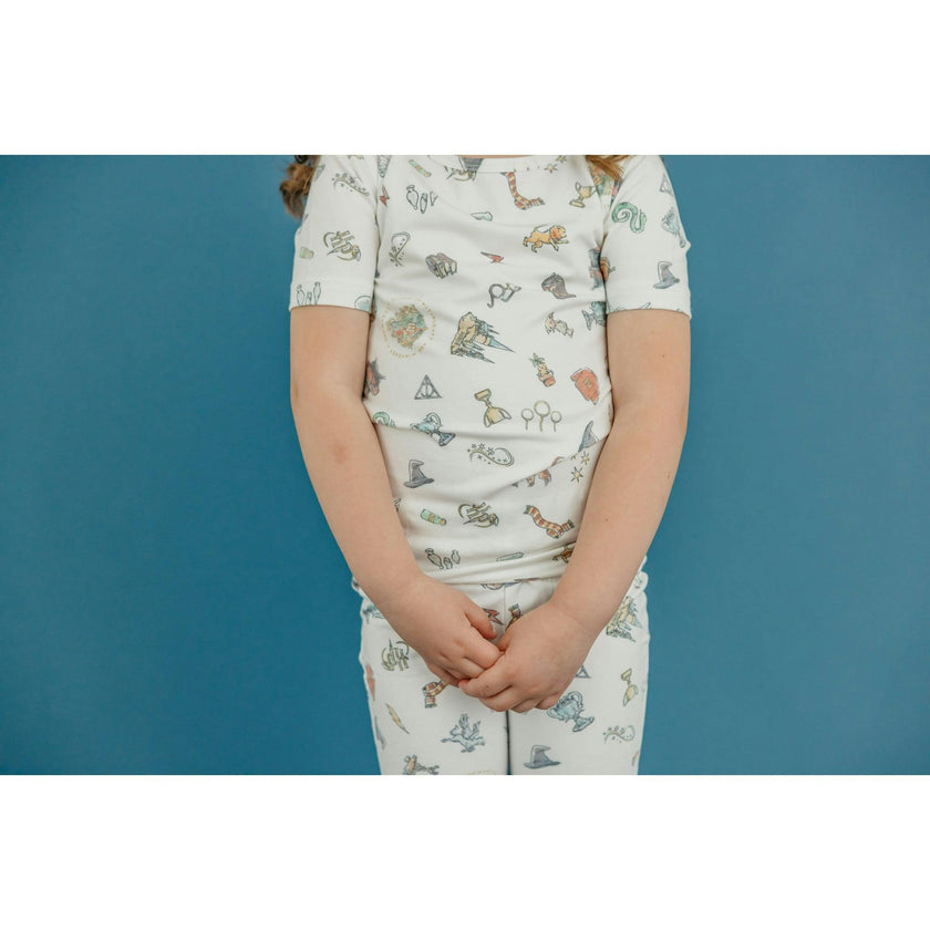 Wizarding World 2pc Short Sleeve Pajama Set, Prints
