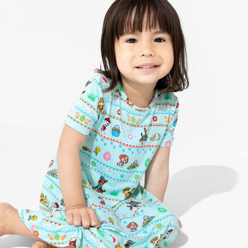 PAW Patrol: Easter Bamboo Girls' Short Sleeve Dress