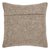 Handmade Christmas Pillow Hand Felted Wool - Green Tree Gray - 20" Arcadia Home