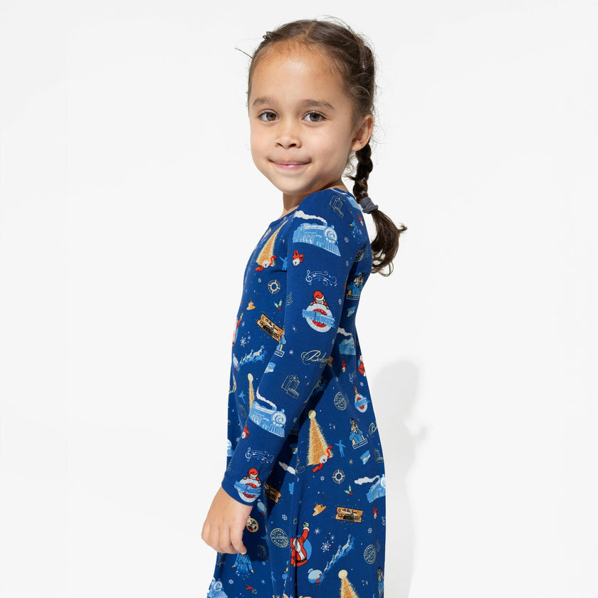 The Polar Express™ Bamboo Girls' Long Sleeve Dress