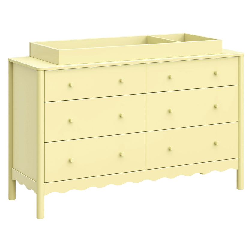 Universal Wide Removable Changing Tray in Pale Yellow