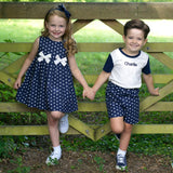 Star Print Bow Dress