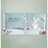 Little Grey Bunny's Personalized Christmas Stocking and Book Set