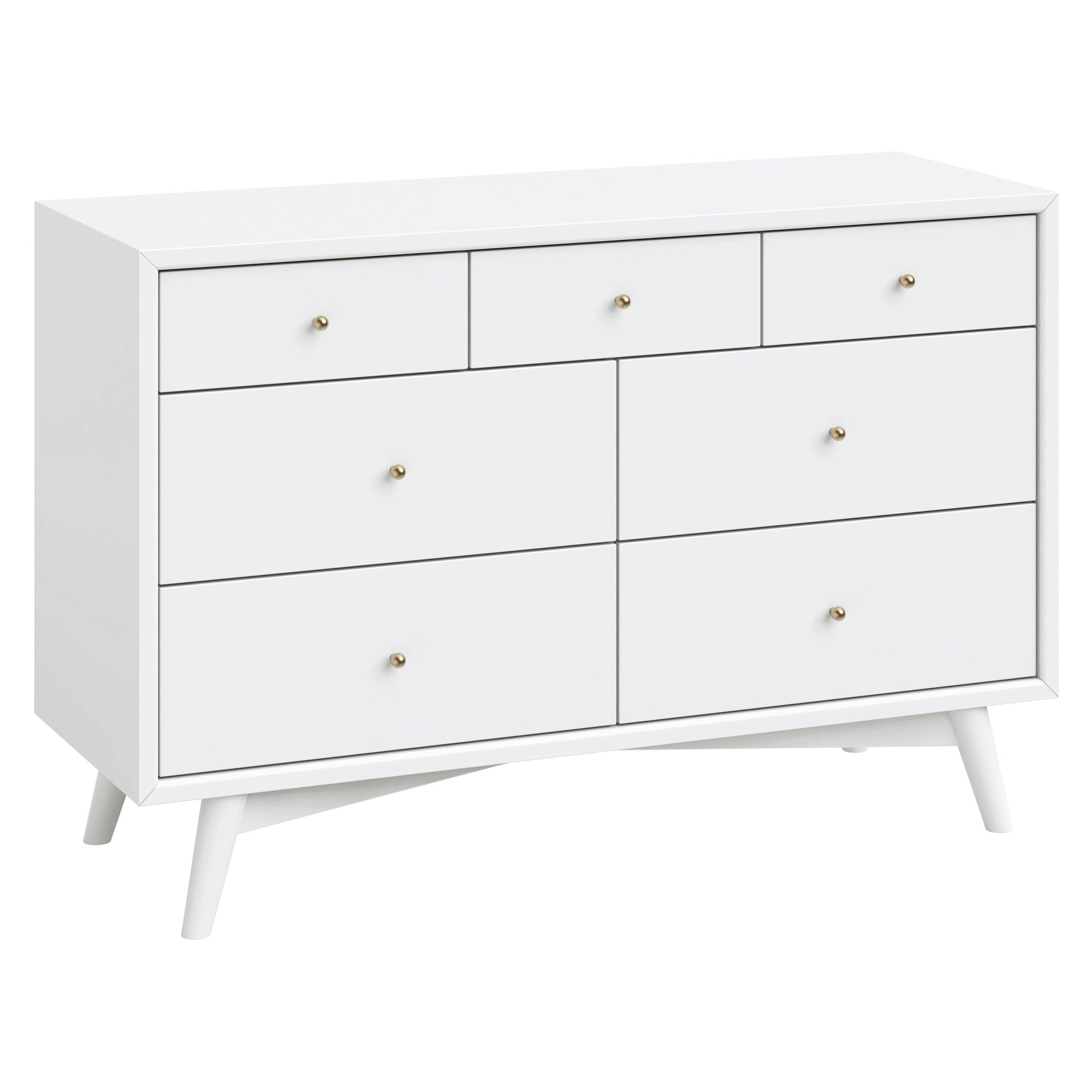 Babyletto Palma 7-Drawer Wide Assembled Dresser (53