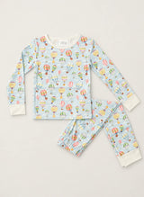 Children's Two Piece Organic Pajamas - Up Up & Away