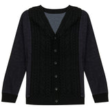 Denim Knit Cardigan