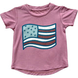 Girl's Short Sleeve Tee American Mini