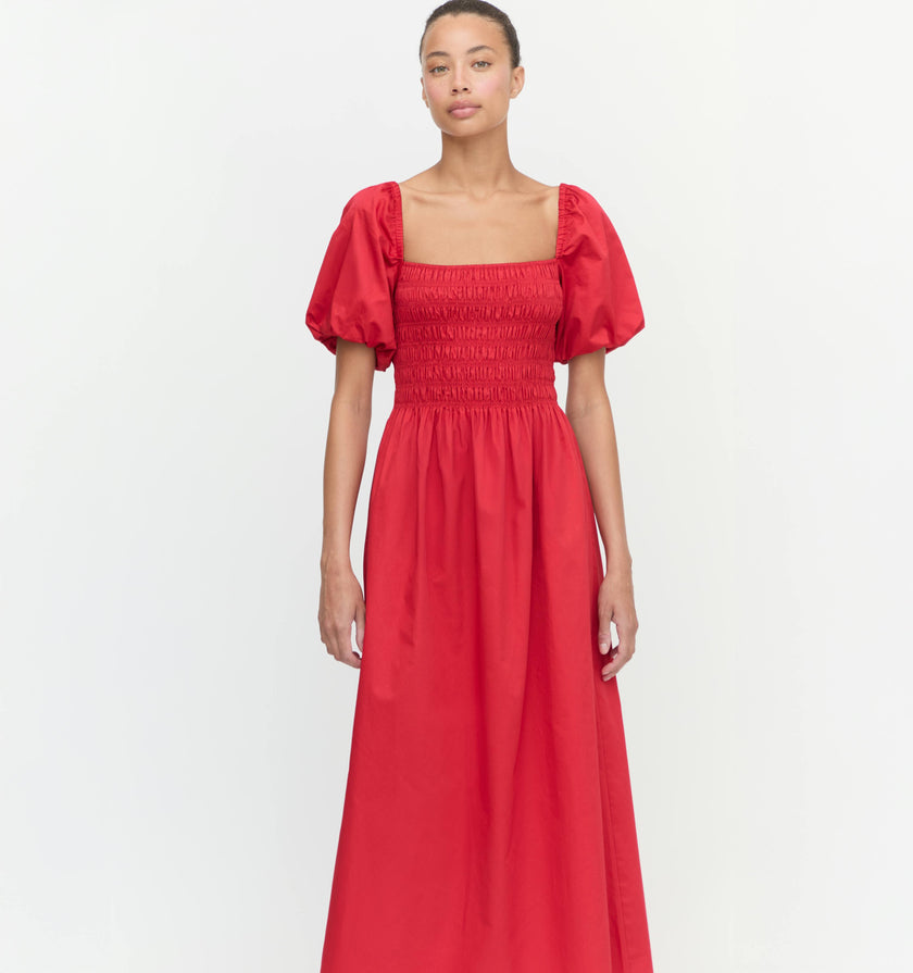 The Julia Dress - Carmine Red