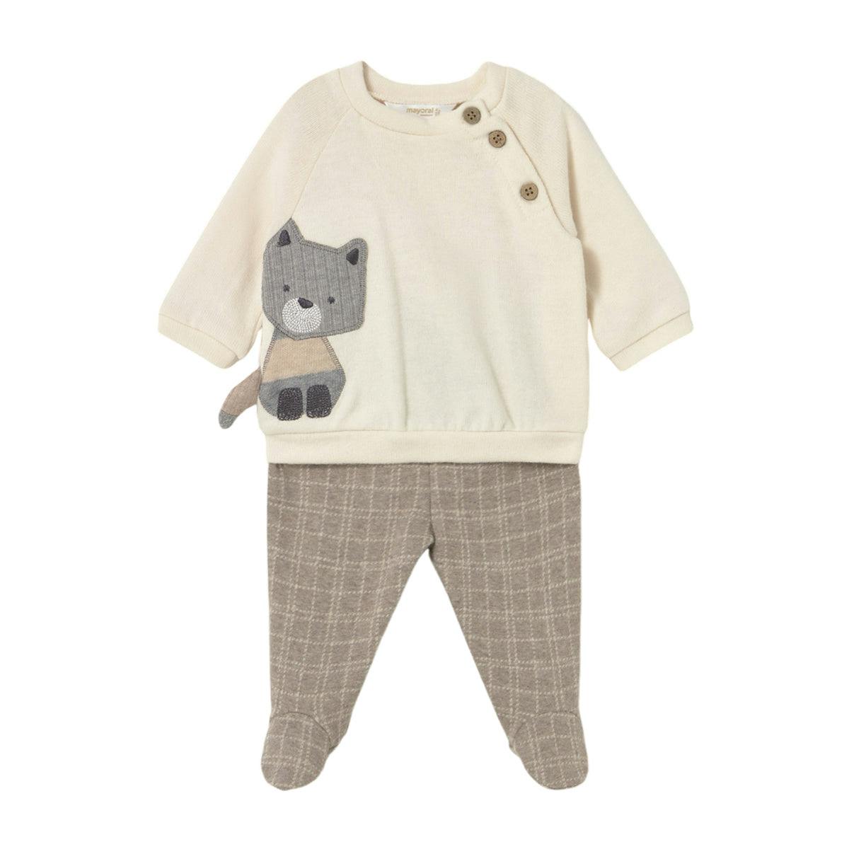 Newborn Boy Pants and Sweater Set