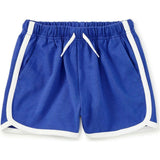 Sporty Ringer Shorts, Blue