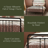 Winston Full Bed in Vintage Iron