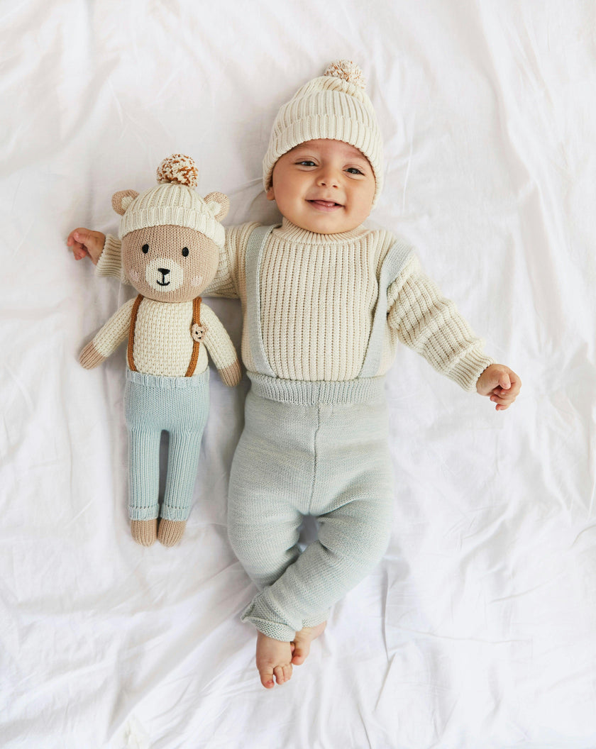 Arthur the bear light blue - 15"