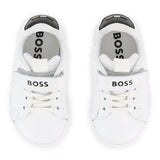 White Velcro Strap Sneaker