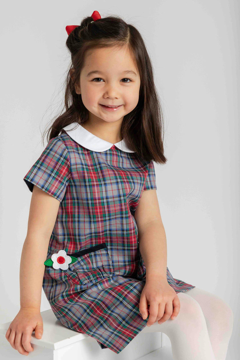 Plaid Dress with Pockets