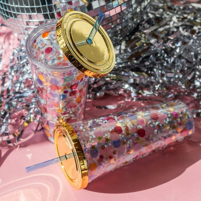Multicolor Confetti Tumbler